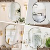 Suidia Bathroom Mirror, 20" x 30" Oval Wall Mirror, Frameless