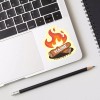 RetroPlanet Maine Campfire Fun Die Cut Vinyl Sticker