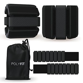 Adjustable Wrist Ankle Weights for Exercise - Black