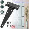 SUL Gate Hinges, Weather & Rust Proof Black Powder Coated