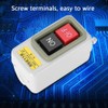 10A On/Off, Button Switch, 3 Phase Self-Locking Push Button Switch,
