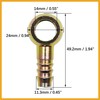 Partuto 3/8" 10mm ID Hose Barb 14mm Banjo Fitting Fuel