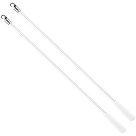 TOVINANNA 2pcs 12 Venetian Blinds Accessories Curtain Rod Blind Wand Replacement Blind Tilt Wand Vertical Blind Pull Rod Curtain Wand Blind Opener Ste