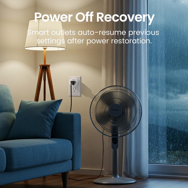 GHome Smart Mini Wi-Fi Plug, Smart Home Wi-Fi Outlet Compatible
