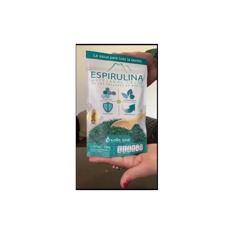 Alga Espirulina Cruda Producida En Nayarit 300g