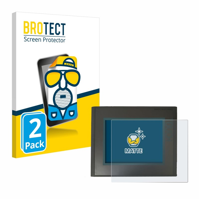'2x Brotect Matte Screen Protector for Siemens SIMATIC MP 277