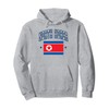 North Korea Athletic Men Women Souvenir Flag Pullover Hoodie