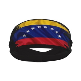 Venezuela Flag Sports Headbands for Men Women Venezuelan Workout Headband Sweatband Headbands for Running,Cycling,Football,Yoga