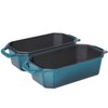 Flavehc Bread Pan Cast Iron Loaf Pan with Lid Bread
