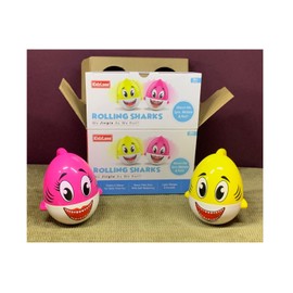 KIDZLANE NEW IN ORIGINAL BOX KIDZLANE PAIR OF SHARK BATH TOY OF BABIES & TODDLERS