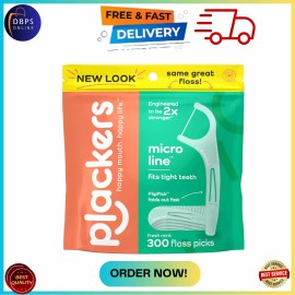 300 CT Plackers Micro Mint Dental Floss Tooth Picks Plastic Oral Teeth Flossers