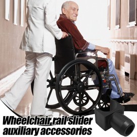 Replacement of The Wheelchair Seat Rail Guide | Wheelchair Replacement Parts,U Shape Auxiliary Slider for Outdoor Travel Maintenance Upgrade