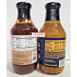 Trader Joe's Organic Kansas City Style & Carolina Gold BBQ Sauce (2 Bottles)