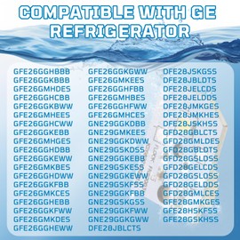 New Upgraded WR55X11132 WR55X25754 LED Light for GE Refrigerator Replace WR55X30602 WR55X26486 PS4704284 3033142 EAP12172918 AP6261806 No-Include Plastic Cover, 5PCS in One