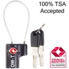 TSA Approved Luggage Locks Suitcase Locks (2 Pack) OW-Travel Cable