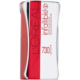 L'Oréal NEW L'Oréal Infallible Never Fail Lipcolour 730 GRANADINE