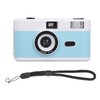 35MM Film Camera Reusable Lightweight Vintage Camera Built in Flash