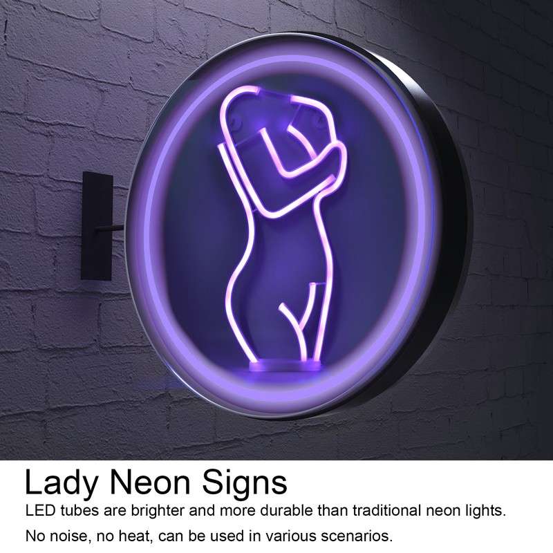 LED Neon Light Neon Sign Body Shape Art Wall Decorative