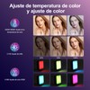 Miortior Luz de Relleno Magnética RGB, Luz de Vídeo Ajustable