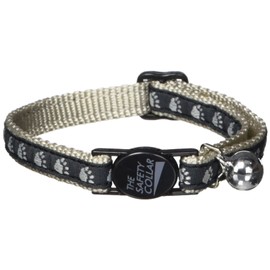 Casual Kitty Two-Tone Pawprint Cat Collar