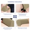 SUBRTEX Stretch Armrest Covers Anti-Slip Upgraded Spandex Arm Covers for