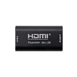 Watio Wave HDMI-Repeater – Gerät zur Verstärkung des HDMI-Signals, unterstützt Audio und Video, bis zu 4 K, langlebige Konstruktion in Schwarz