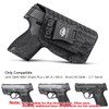 M&P Shield 9mm Holster, Carbon Fiber Kydex Holster IWB for