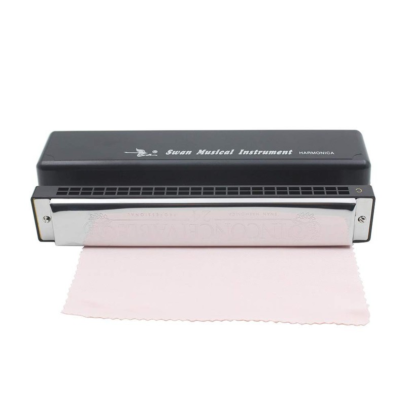 C 24 Holes Double Sound Harmonica Premium Suzuki Duplicate Harmonica