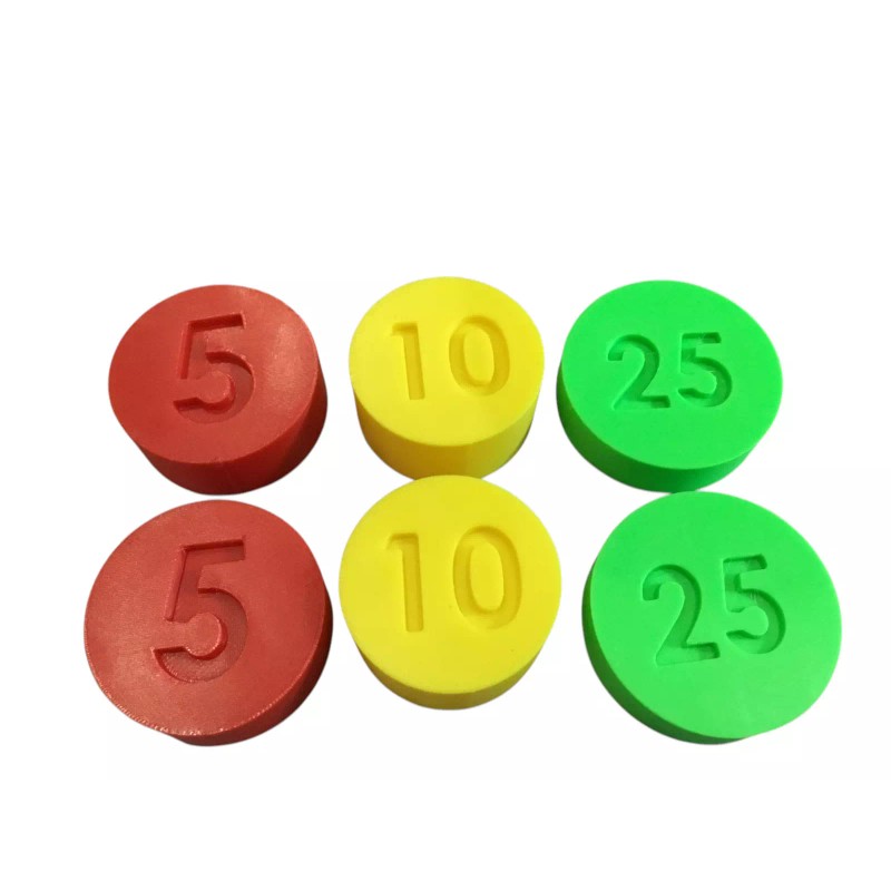 Fisher-Price Cash Register 6 Coin Set replacement parts for 926