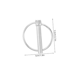 CHILDWEET Lynch Pin Assortment Kit Ring Heavy Duty Round Lynch Pins for Trailer Hitch Made of Carbon Steel Versatile for Car Truck