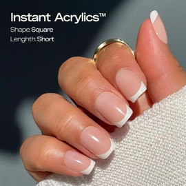 LUXXI Instant Acrylic Press-On Nails - Ultra Durable, 32 Nails in 16 Sizes, Includes Viral Nail Glue, Perfect Fit, 3+ Weeks Lasting - Flawless, Kit:_Scarlet