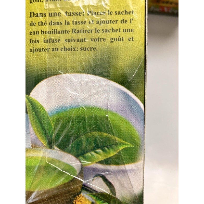 Ceylon Green Tea Bags, 100% Pure, 72 Count, Pack of
