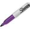Sharpie Permanent Markers, Fine Point, Purple, Pack of 6