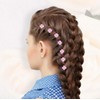 20 Pcs Mini Flower Rhinestone Hair Clips,Mini Clover Cute Hair