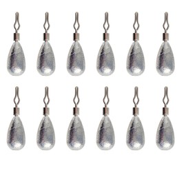 FOLANDO 50 PCS Small Fishing Weights, Fishing Split Weights Kit Sea Fishing Weights for Freshwater Saltwater Fishing Tackle Weights Kit 3.5g