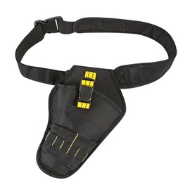 Heavy-Duty Impact Driver Holster,Impact Driver Holster Drill Holster for Tools and Drill Bits(Black)