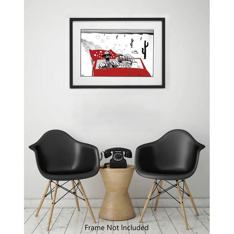 Póster de Ralph Steadman Fear and Loathing sin marco, 30