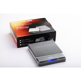 G&G LS 1000g/0.05g Digital Precision Pocket Scales for Weighing Gold/Coins/Kitchen Use 10 x 10 cm Extra Large Weighing Surface