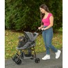 Pet Gear Happy Trails Lite Pet Stroller for Cats/Dogs, Zipper