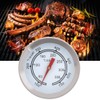 100~700 ℉ BBQ Termómetro Calibrador de Temperatura Acero Inoxidable Doble