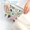 iapodiad Makeup Bag Spring Flowers Cosmetic Bag Mini Portable Travel