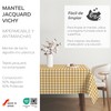 Martina Home - Vichy Teflon Tablecloth - Gold - 140