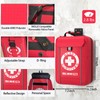 Besst Survivor Comprehensive First Aid Kit -Labeled Compartments for Trauma