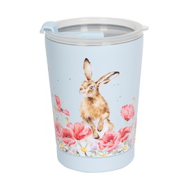 Wrendale Designs by Hannah Dale Field of Flowers' Hare Thermal Travel Cup