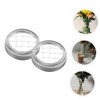 GRIRIW Stainless Steel Jar Lid Cover Grid Organizer Lid for