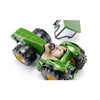 siku 1953 John Deere Tractor with Trailer, 1:50, Metal/Plastic, Green,