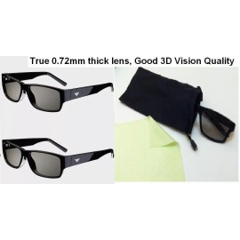 Vizio New VIZIO XPG202 Passive Theater 3D GLASSES 2 Pair Compatible with all Passive