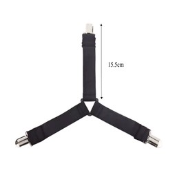 lacitycover Adjustable Triangle Elastic Bed Sheet Fasteners, 8 Pieces Mattress Covers & Sofa Cushion Fasteners Straps Clip