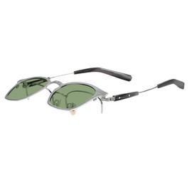 Zoff UNITED ARROWS Wellington Sunglasses | Flip Up Type, Nose Pad, Shell Pad, Sunglasses, Unisex, UV Protection, UV Protection, Stylish, Stylish, Silver