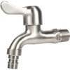 LATRAT 304 Stainless Steel Garden Faucet, Outdoor Wall Mounted Tap